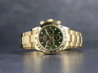 Rolex Daytona 116508 Yellow gold Green