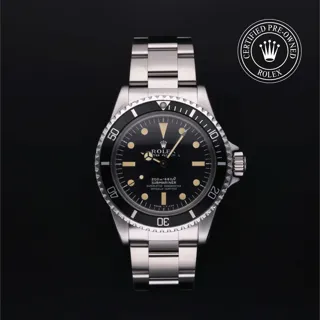 Rolex Oyster 5512-0 40mm Stainless steel Black