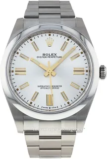 Rolex Oyster Perpetual 124300-0001 Stainless steel Silver