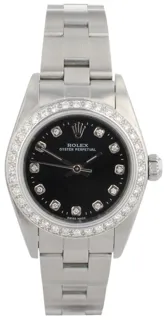 Rolex Oyster Perpetual 76080 Stainless steel black