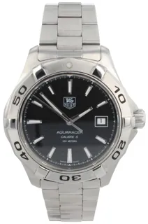 TAG Heuer Aquaracer WAY2010 Stainless steel Black