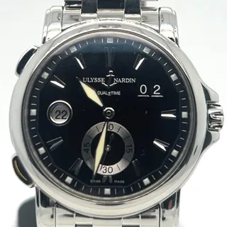 Ulysse Nardin Dual Time 243-55/92 42mm Stainless steel Black