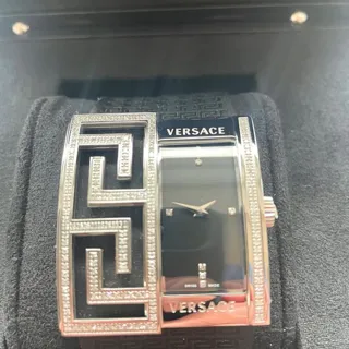 Versace K711424 36mm Silver Black