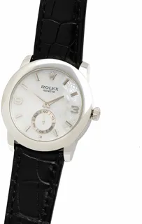 Rolex Cellini 5240/6 35mm Platinum White