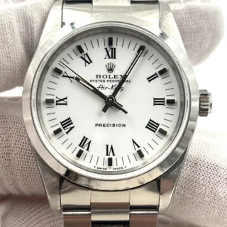 Rolex Air King 14000 Stainless steel White