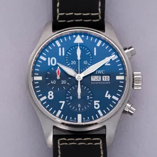 IWC Pilot Chronograph IW377714 Stainless steel Blue