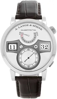 A. Lange & Söhne Zeitwerk 142.025 Platinum Silver