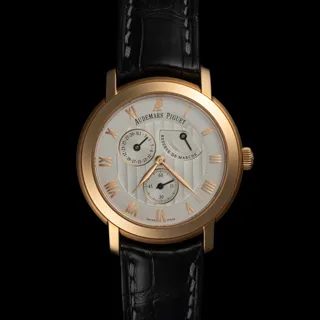 Audemars Piguet Jules Audemars 25955OR.OO.D002CR.01 36mm Rose gold Silver