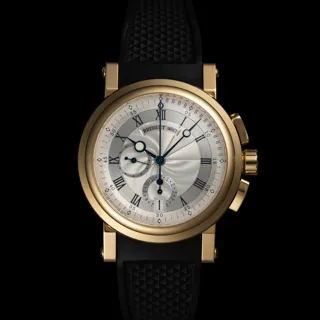 Breguet Marine 5827BA/12/5ZU Yellow gold Silver