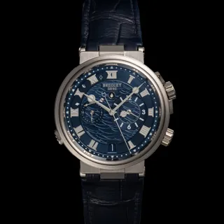 Breguet Marine 5547BB/Y2/9ZU 40mm White gold Blue