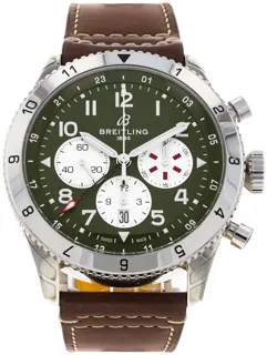 Breitling Aviator 8 AB0445 Stainless steel Green