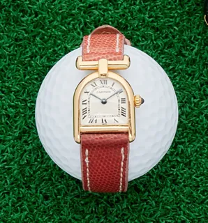 Cartier Calandre 6603 18k yellow gold Silver