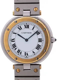 Cartier Santos Yellow gold and Stainless steel White