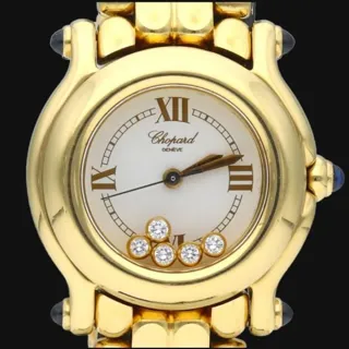 Chopard Happy Sport Yellow gold White