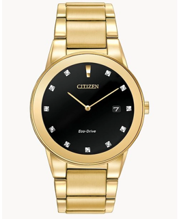 Citizen Eco-Drive AU1062-56G Yellow gold Black