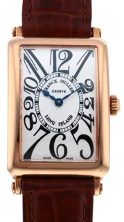 Franck Muller Long Island 950 QZ 44.5mm Rose gold Silver