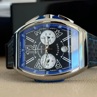 Franck Muller Vanguard V 45 CC DT RCG (BL) 44mm Stainless steel Blue