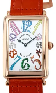 Franck Muller 1002QZMAGCOL5N 43mm Rose gold Silver