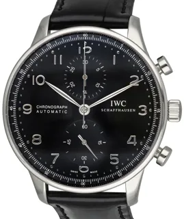 IWC Portugieser IW371447 Stainless steel Black