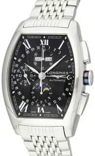 Longines Evidenza L2.688.4.58.6 Stainless steel Black