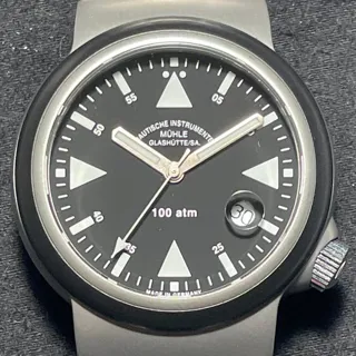 Mühle Glashütte S.A.R. M1-41-03-MB 42mm Stainless steel and Rubber Black