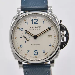 Panerai Luminor Due PAM 00906 42mm Stainless steel White