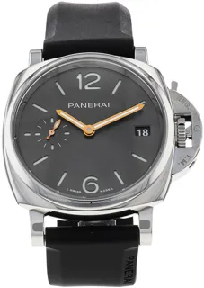 Panerai Luminor Due PAM 01247 Stainless steel Gray