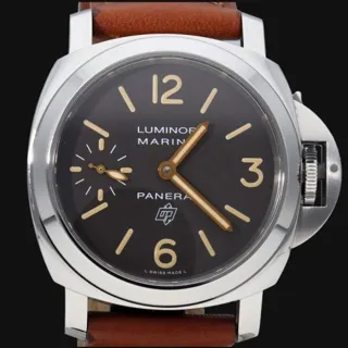 Panerai Luminor Marina Logo Stainless steel Brown