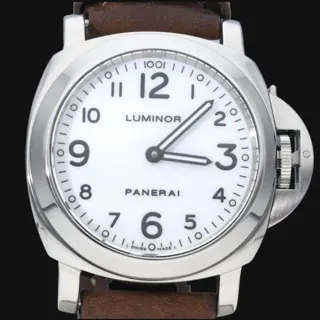 Panerai Luminor 44mm Stainless steel White