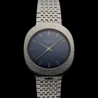 Patek Philippe 3580 35mm Stainless steel Blue