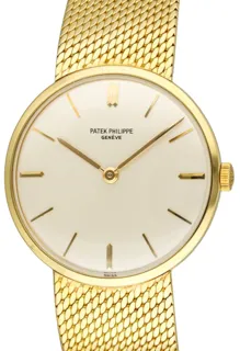 Patek Philippe Calatrava 2568 33mm Yellow gold Silver