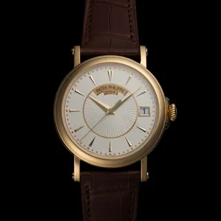 Patek Philippe Calatrava 5153J-001 Yellow gold Silver