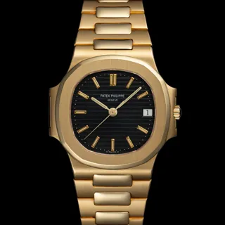 Patek Philippe Nautilus 3800/1 37mm 18k yellow gold Blue