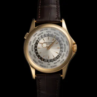 Patek Philippe World Time 5130J-001 Rose gold Silver