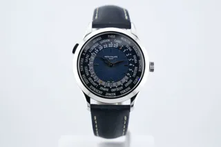 Patek Philippe World Time 5230P-001 38.5mm Platinum Blue