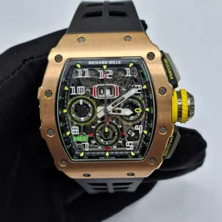 Richard Mille RM 011 RM 11-03 50mm Titanium Skeletonized