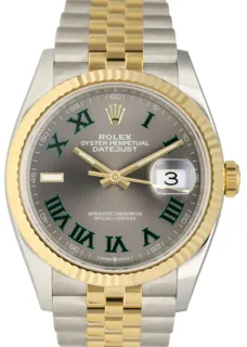 Rolex Datejust 126233-0035 Yellow gold and Stainless steel Gray