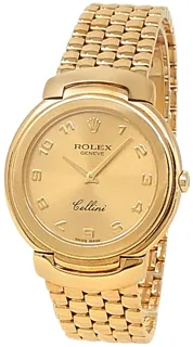 Rolex Cellini 6622 33mm Yellow gold Champagne