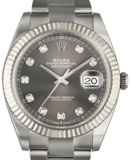 Rolex Datejust 41 126334-0005 White gold and Stainless steel Gray