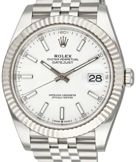 Rolex Datejust 126334-0010 White gold and Stainless steel White