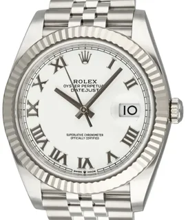 Rolex Datejust 41 126334-0024 White gold and Stainless steel White