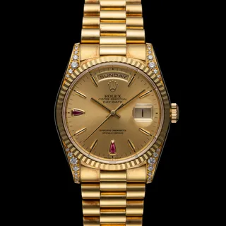 Rolex Day-Date 18338 Yellow gold Champagne