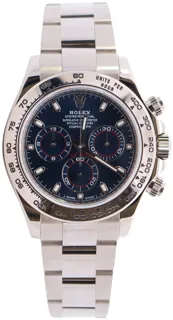 Rolex Daytona 116509 40mm White gold Blue