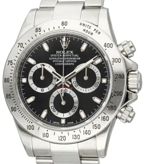 Rolex Daytona 116520-0015 40mm Stainless steel Black