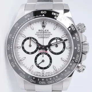 Rolex Daytona 126500LN 40mm Ceramic and Stainless steel White