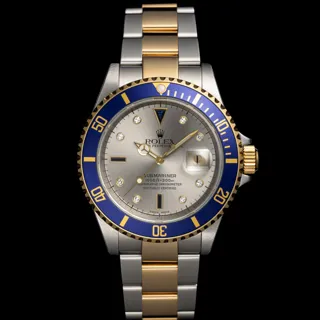 Rolex Submariner 16613SG 39mm Stainless steel and 18k yellow gold Silver