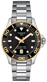 Tissot Seastar 1000 T120.210.21.051.00 Yellow gold and Stainless steel black