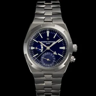 Vacheron Constantin Overseas Dual Time 7900V/110A-B334 Stainless steel Blue