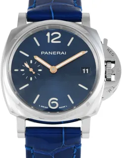 Panerai Luminor Due PAM 01273 38mm Stainless steel Blue