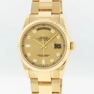 Rolex Day-Date "President" 36mm 18k yellow gold Champagne